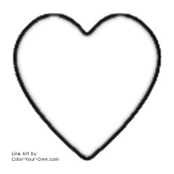 Valentine's Day Coloring page - heart