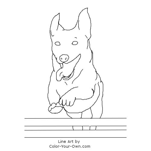 jack russell coloring pages - photo #12