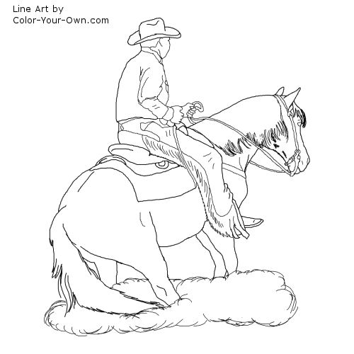 quarter horse coloring pages printable - photo #20