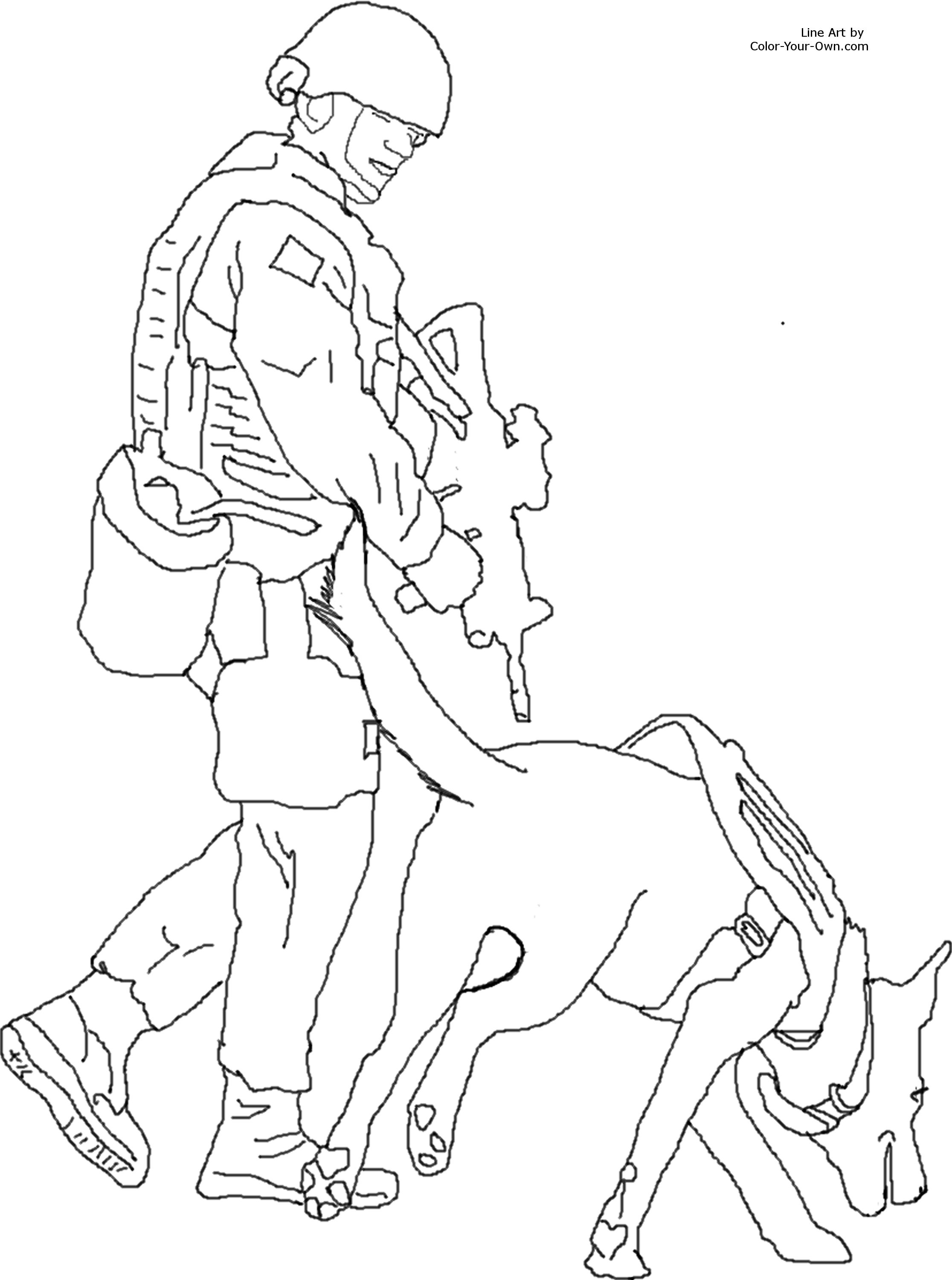 k9 dog printable coloring pages - photo #37