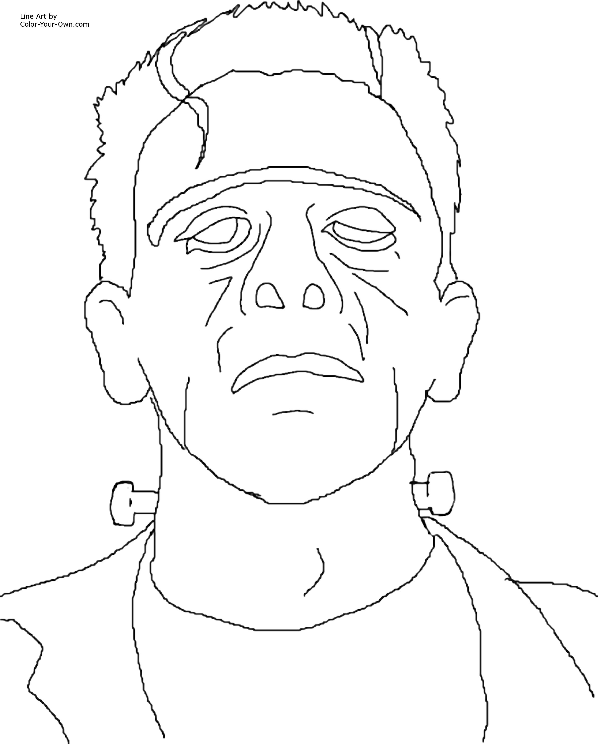 Frankenstein Coloring Pages Coloring Pages