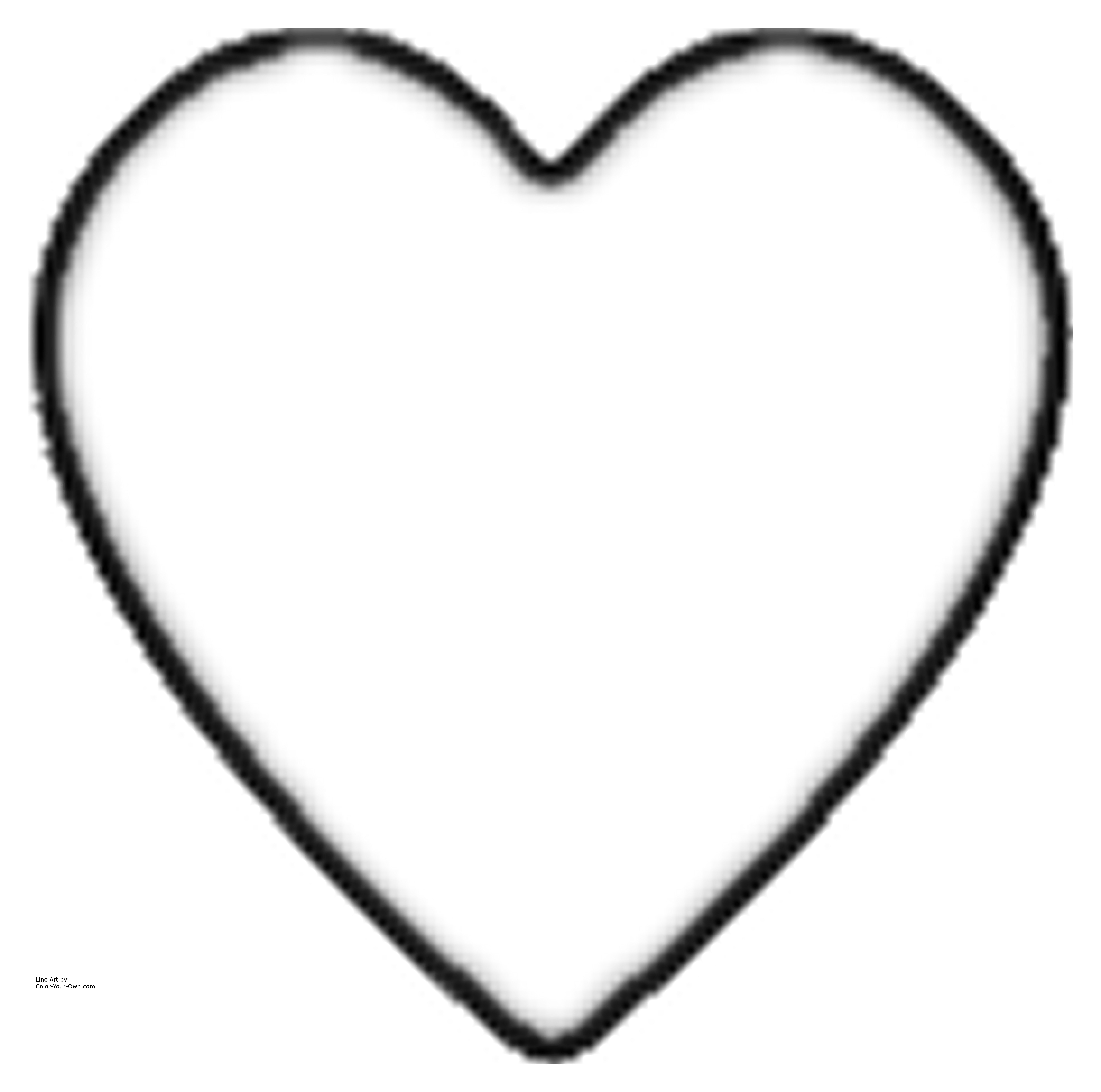 valantine heart coloring pages - photo #14