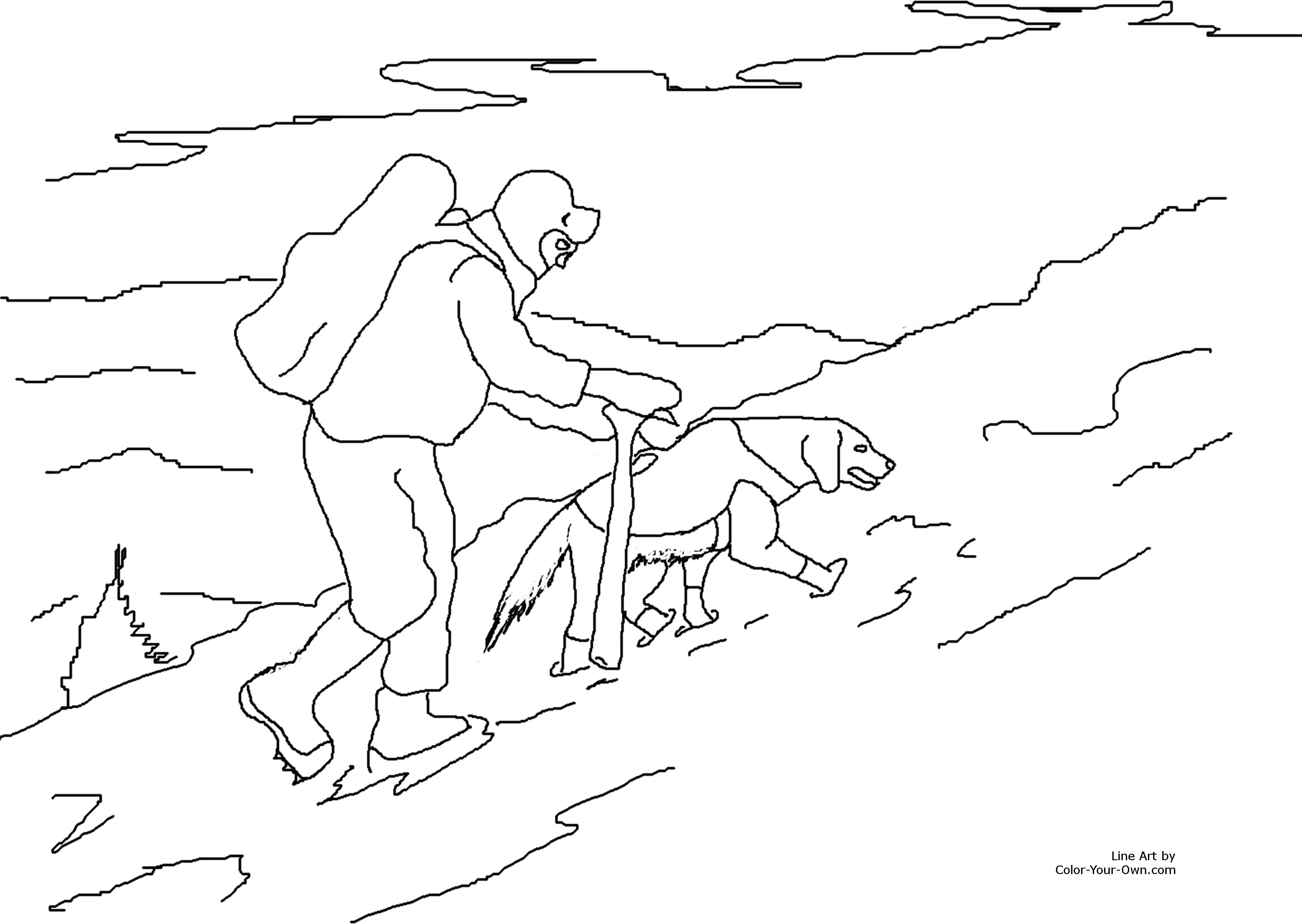 75 Top Snow Dogs Coloring Pages Pictures